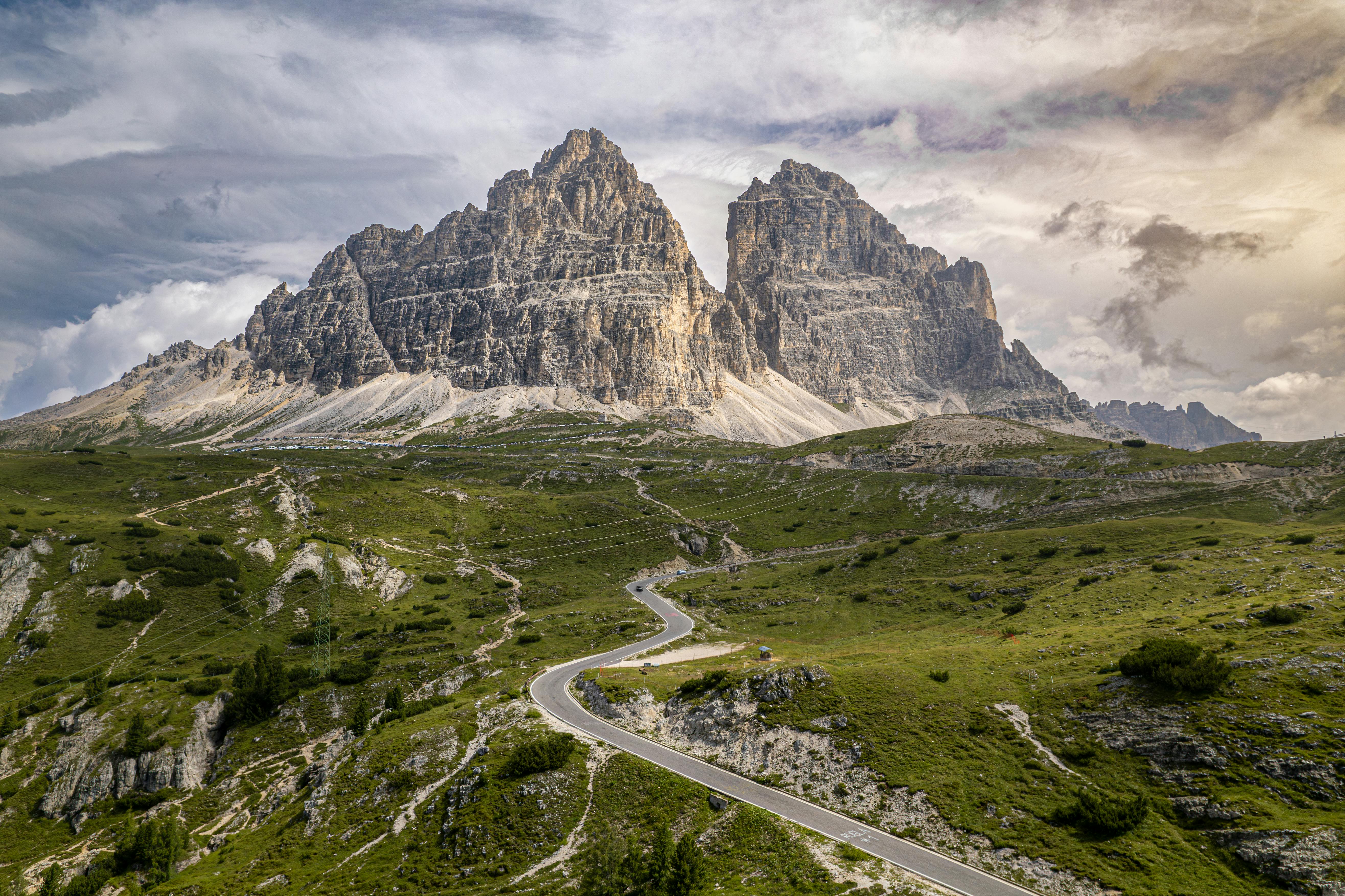 Mountain pass road